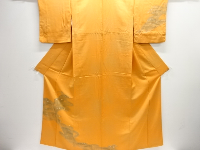 JAPANESE KIMONO / HOMONGI / EMBROIDERY / ROUGH WAVE